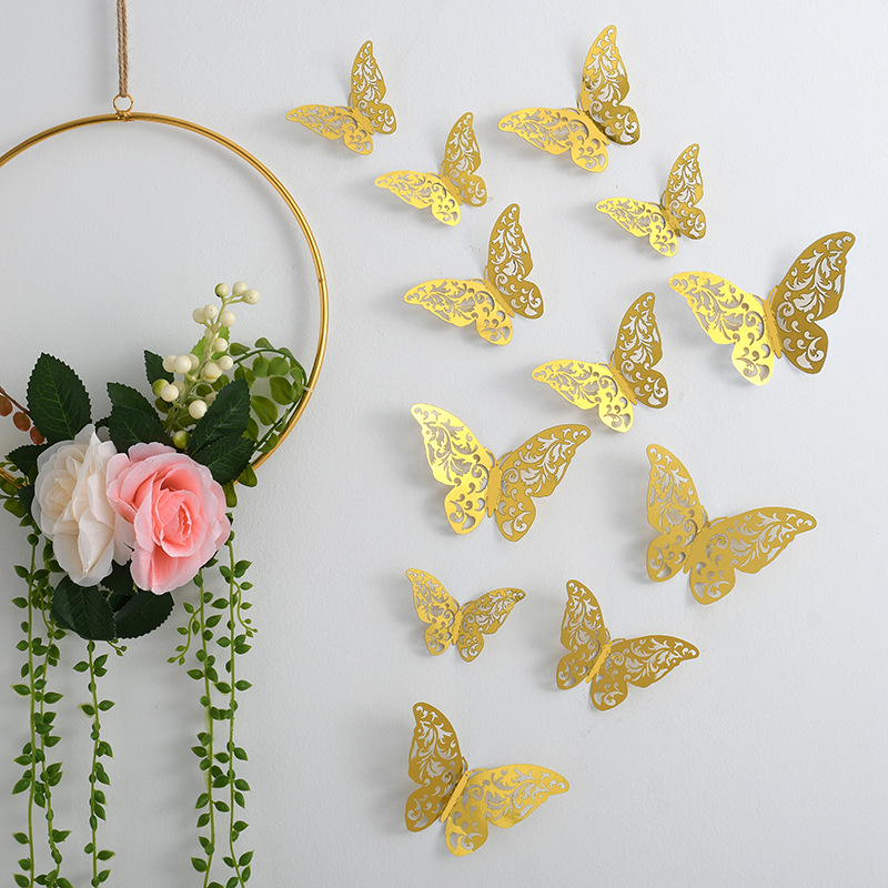 Three-dimensional Butterfly Sticker Wall Decor