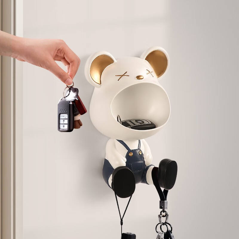 Bear Shape Storage Wall Decor