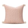 Bit Seam Small Flower Throw Pillow