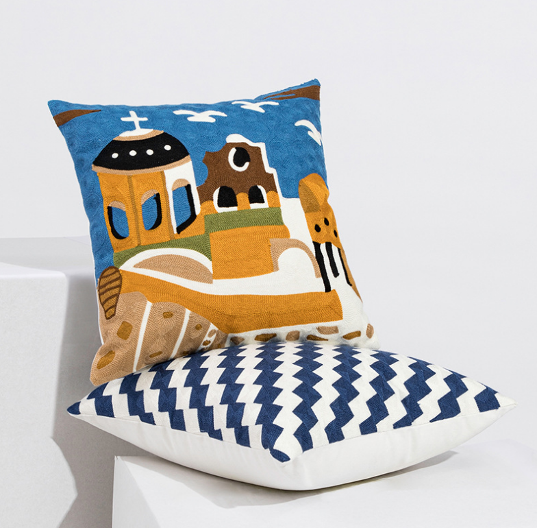 Mediterranean Style Throw Pillows