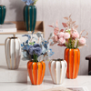 Modern Nordic Ins Ceramic Gold Rimmed Vase