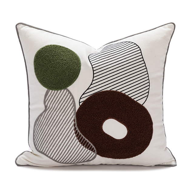 Cookie Cream Throw Pillows
