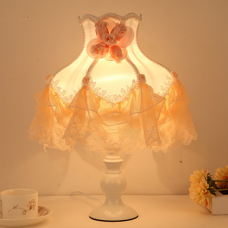 European Style Lace Table Lamp
