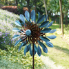 Led Lighting Solar Powered Wind Spinners for Yard and Garden