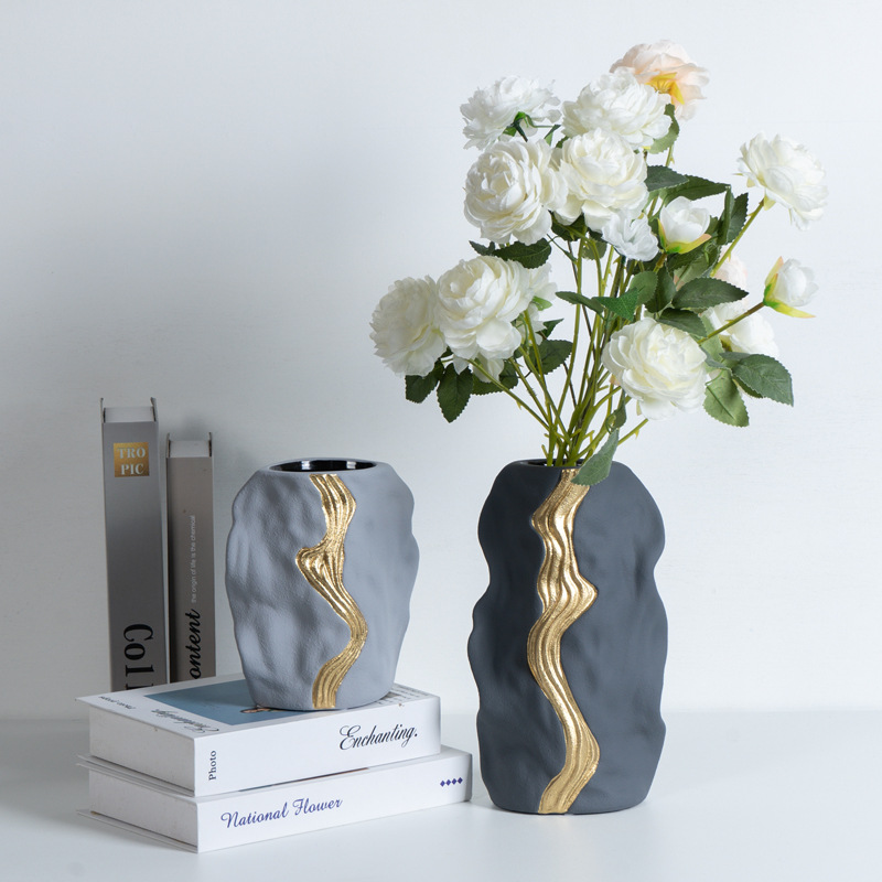 Luxury Geometric Vase Decoration