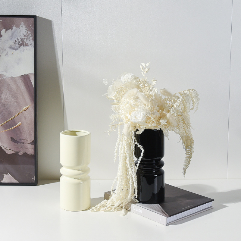 Modern Minimalist Wide-mouth Flower Vase