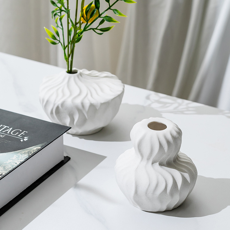 Scandinavian Ceramic Vase Decoration
