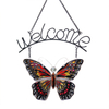 Flying Butterfly Glass Hanging Decoration