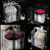Eternal Flowers Mirror Wrinkled Silver Bucket 