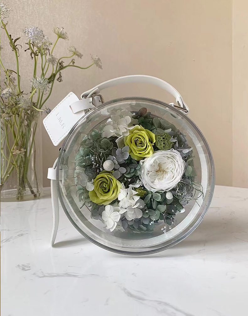 Forever Flowers Round Bag