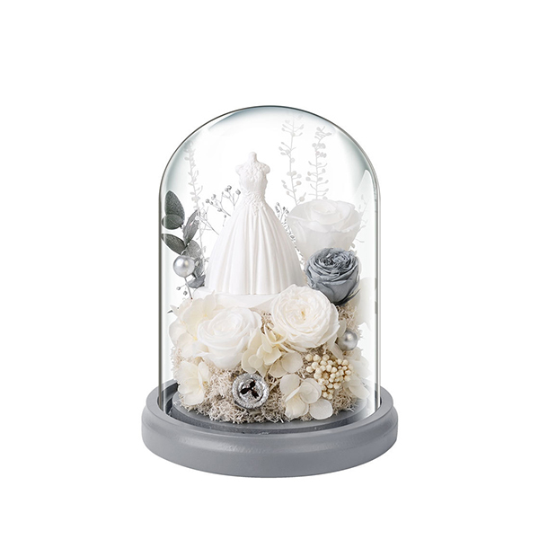 Wedding Dress Eternal Rose Glass Cover