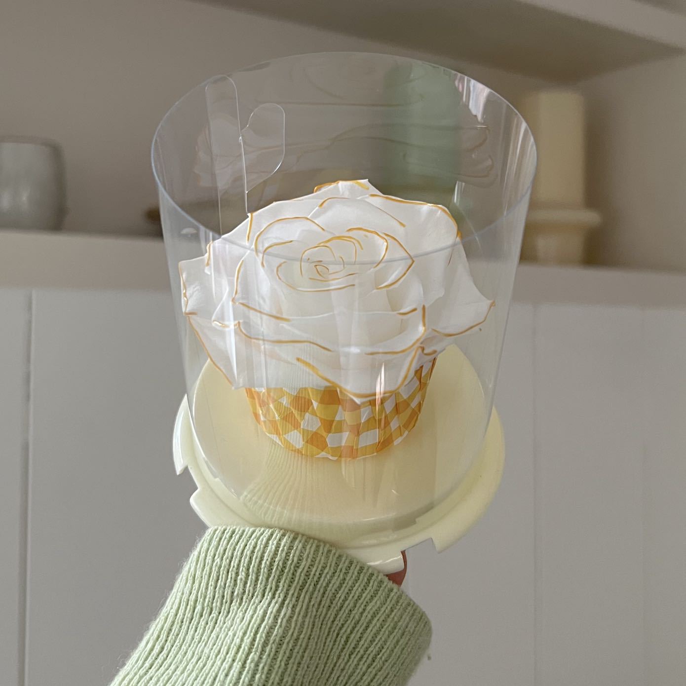 Eternal Flower Cup Cake Modeling