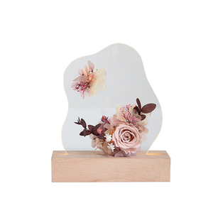 Acrylic Cloud Forever Flower Lamp
