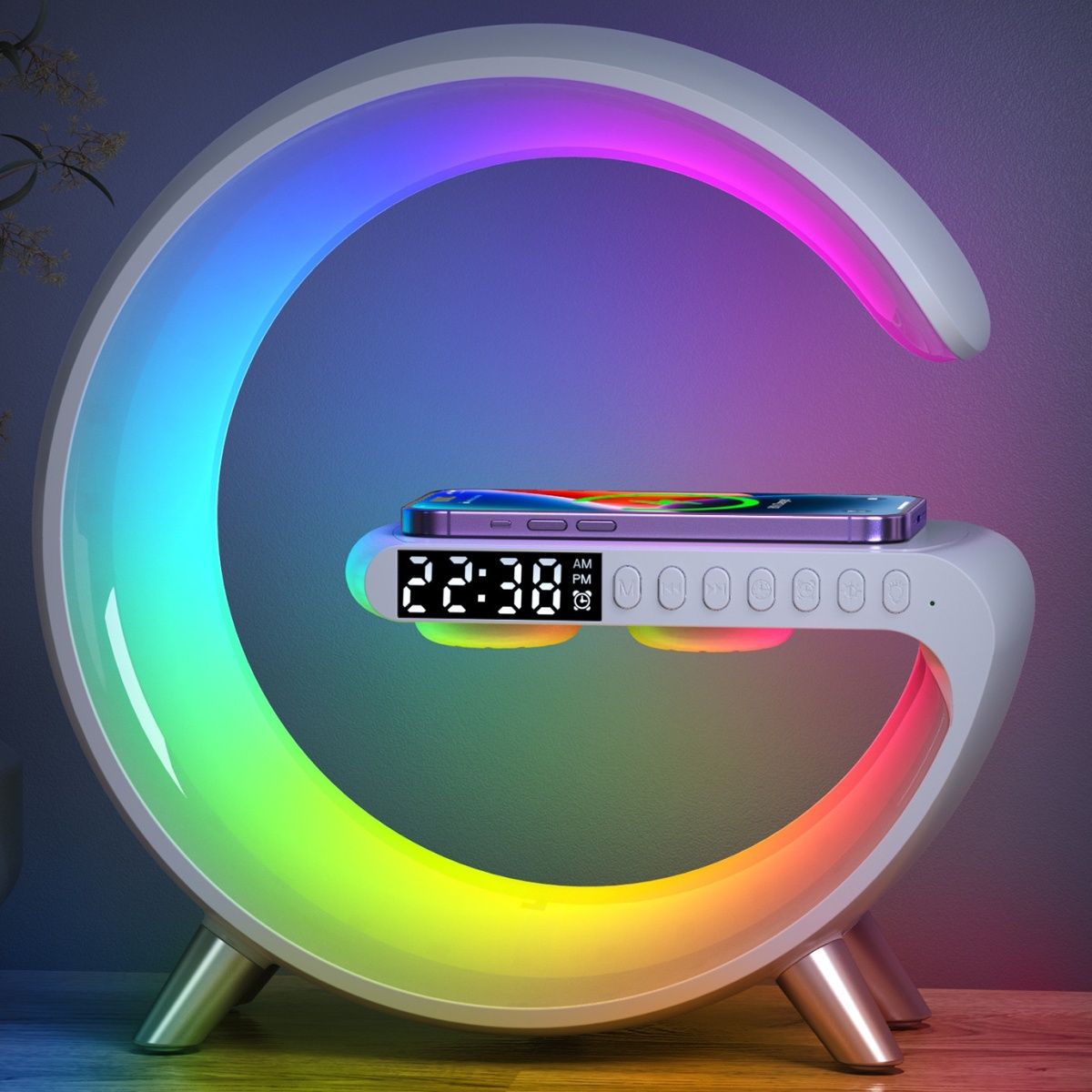 Wireless Rechargeable Bluetooth Audio Atmosphere Light