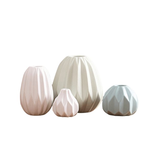 Modern Home Decor Simple Ceramic Dried Flower Vase