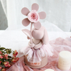 Eternal Flower Rabbit Styling Flocking Doll
