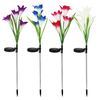 Solar Lily Flower Lights Garden Patio Yard Lawn Pathway Decor