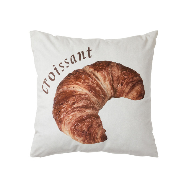 Food Dessert Print Throw Pillow