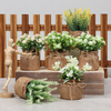 Small Potted Artificial Flower Fake Houseplants