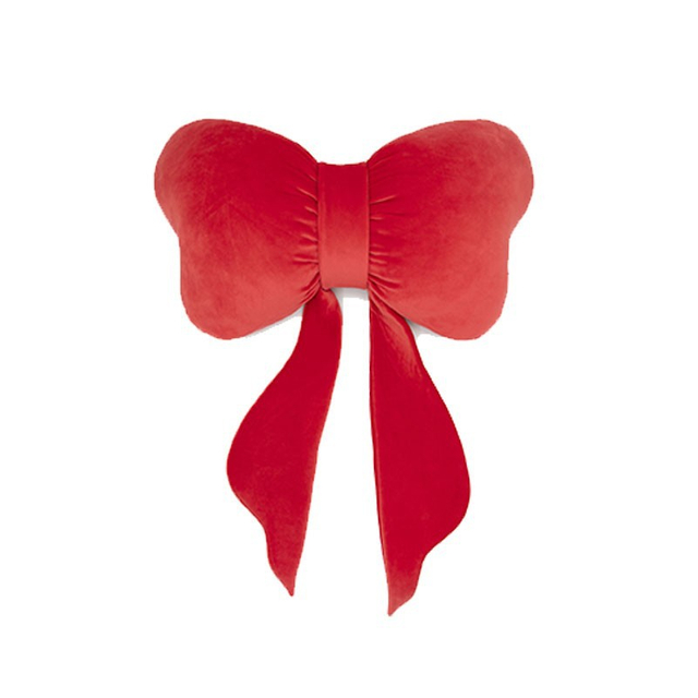 Red Bow Throw Pillows