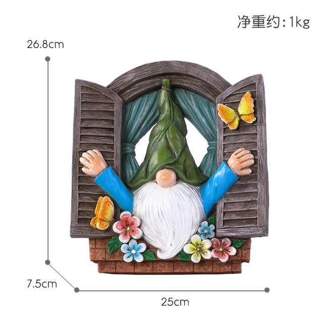 Out The Door Tree Hugger Garden Gnome Statue Yard Ornament