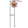 Golden Suns Dual Rotor Metal Wind Spinner Garden Decor Ornament