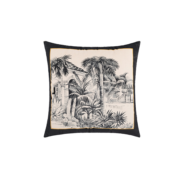 Plush Printed Throw Pillows