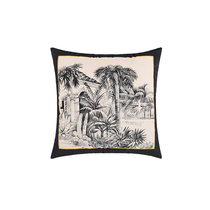 Plush Printed Throw Pillows