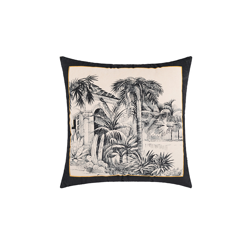 Plush Printed Throw Pillows