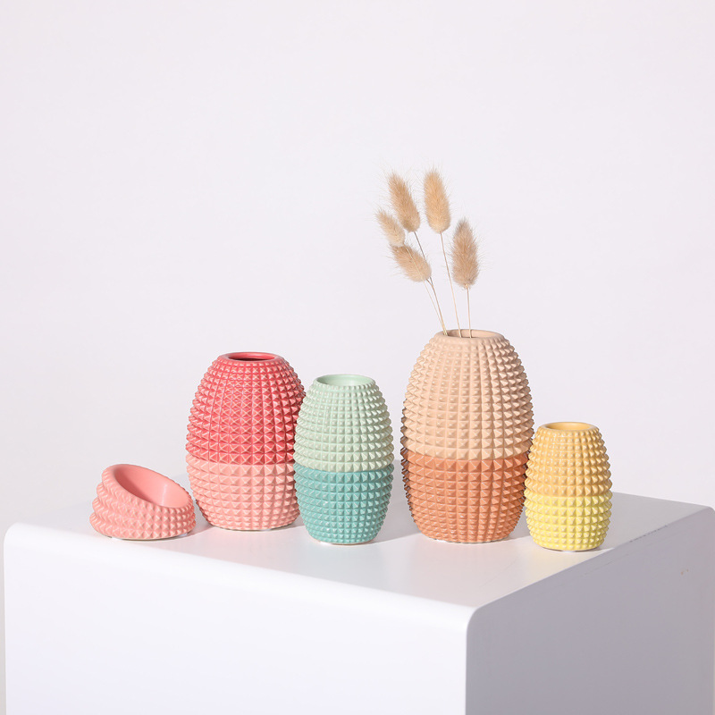 Pineapple Decorative Vase Coloful Ceramic Home Decor