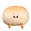 Cute Expression Steamed Bun Throw Pillow