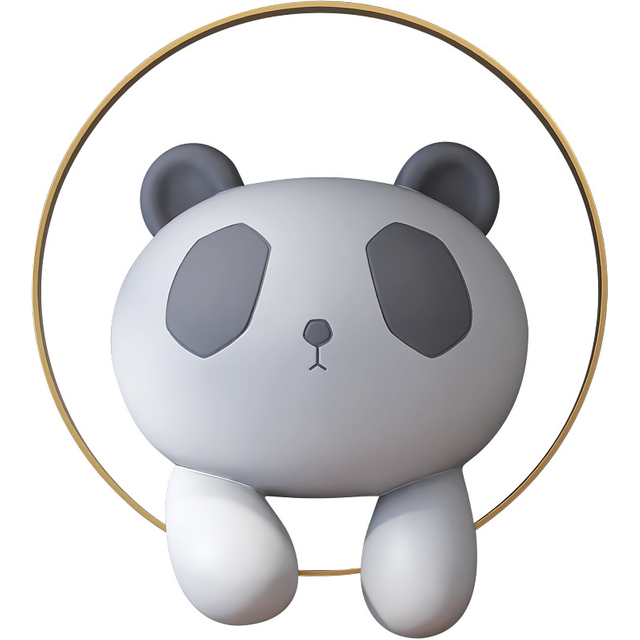 Creative Panda Wall Decor