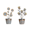 Sliver Flowerpot Wall Decor