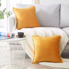 Modern Style Throw Pillow Velvet Ball Cushion 