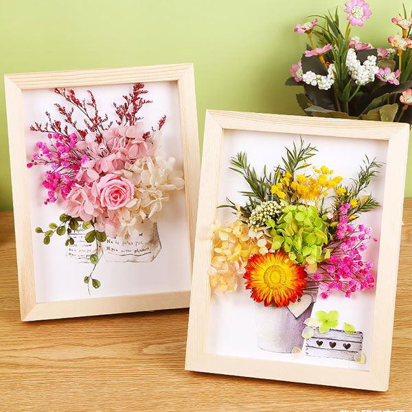 Pressed Flowers Wall Decor for Dried Flower DIY Art Display