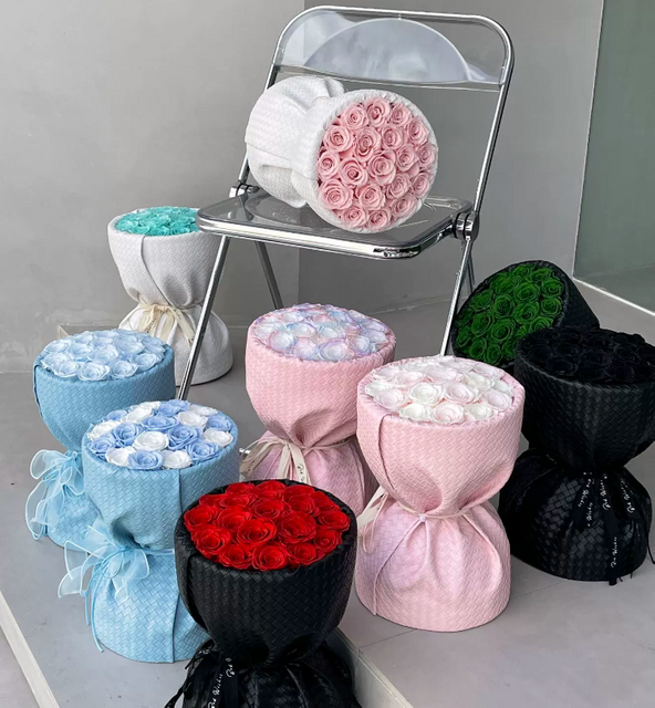 Mermaid Leather Preserved Flower Bouquet