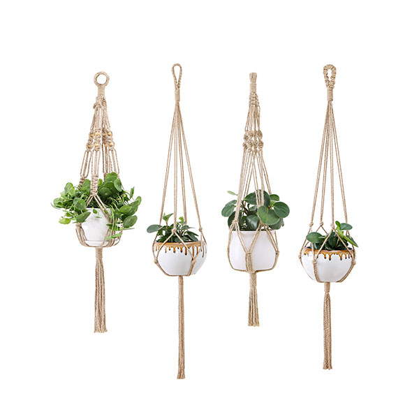 Decorative Hand-woven Cotton Rope Hanging Planters