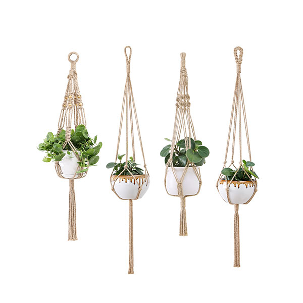 Decorative Hand-woven Cotton Rope Hanging Planters