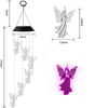 Solar Angel Wind Chimes Light Unique Birthday Gifts for Mom