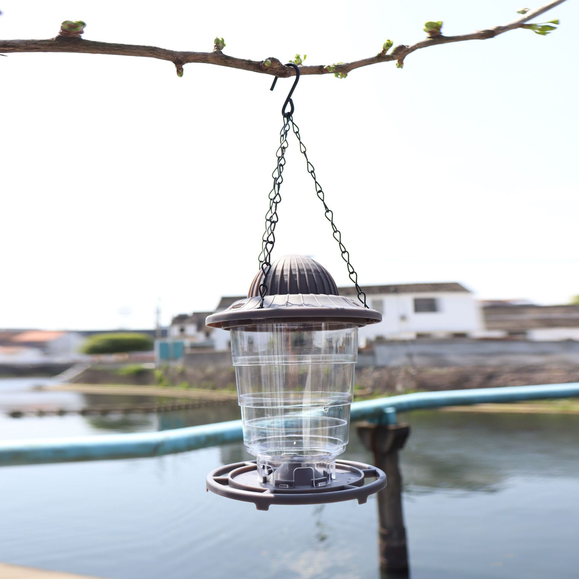 Retractable Bird Feeder for Wild Birds Hanging Bird Feeder