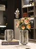 Simple Frosted Glass Vase Decoration