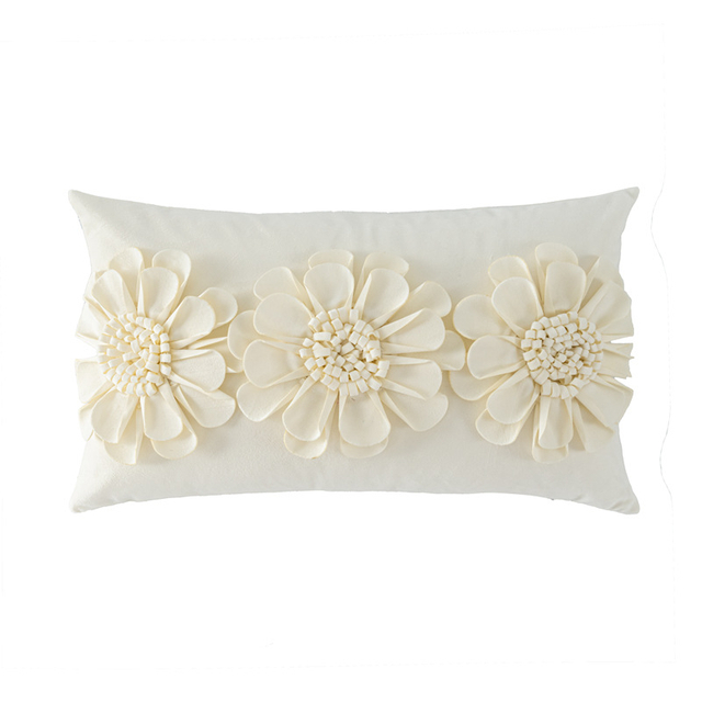 Flower Throw Pillows Wedding Gift