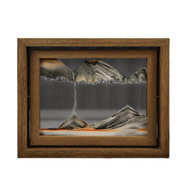 Flip Sand 3D Sea Display Mobile Photo Frame Decoration