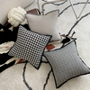 Black Modern Style Throw Pillow