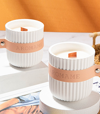 Plaster Cup Smokeless Essential Oil Scented Candle