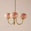 Pink Simple Style Chandelier