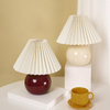 Vintage Pleated Table Lamp