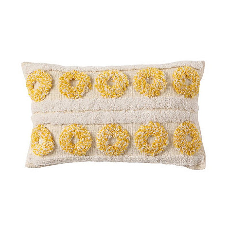 Donut Tufted Throw Pillow
