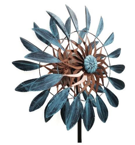 Led Lighting Solar Powered Wind Spinners for Yard and Garden