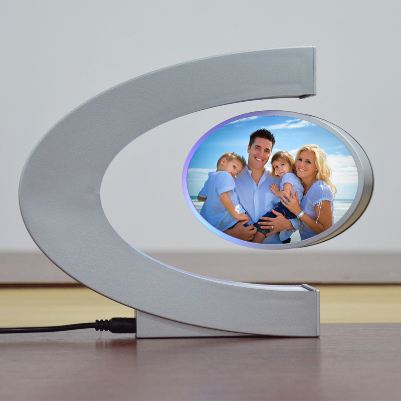 C-shaped Maglev Photo Frame